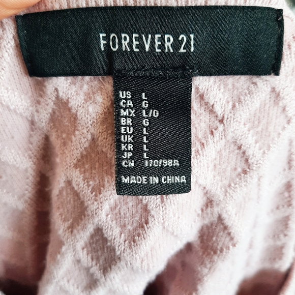 Forever 21 Pink Crew Neck Sweater - Picture 5 of 6